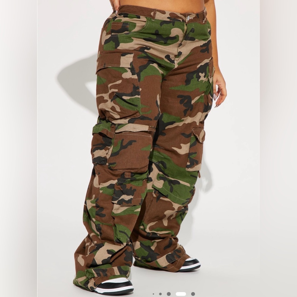 Camouflage Cargo Pants- Never Worn